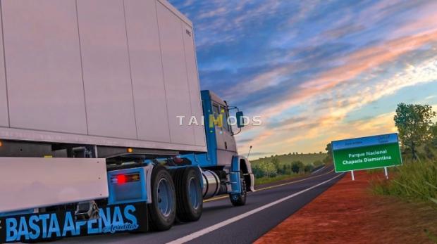 ETS2 - Roads of Brazil - EBR Map V1.8.3 (1.43.x)