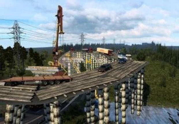 ETS2 - Map Harsh Russian Siberia R20 (1.42.x)