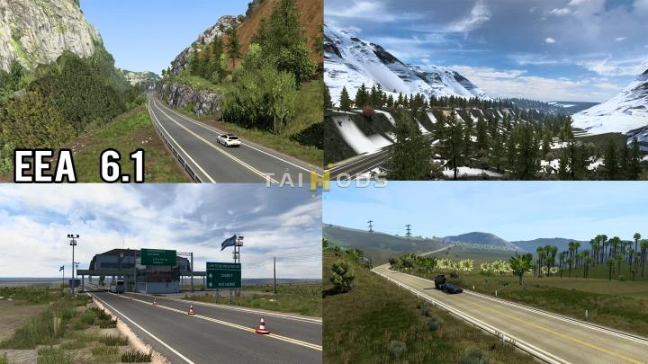 ETS2 - New South America Big Map Mod (Mapa EAA 6.1) 1.40.x