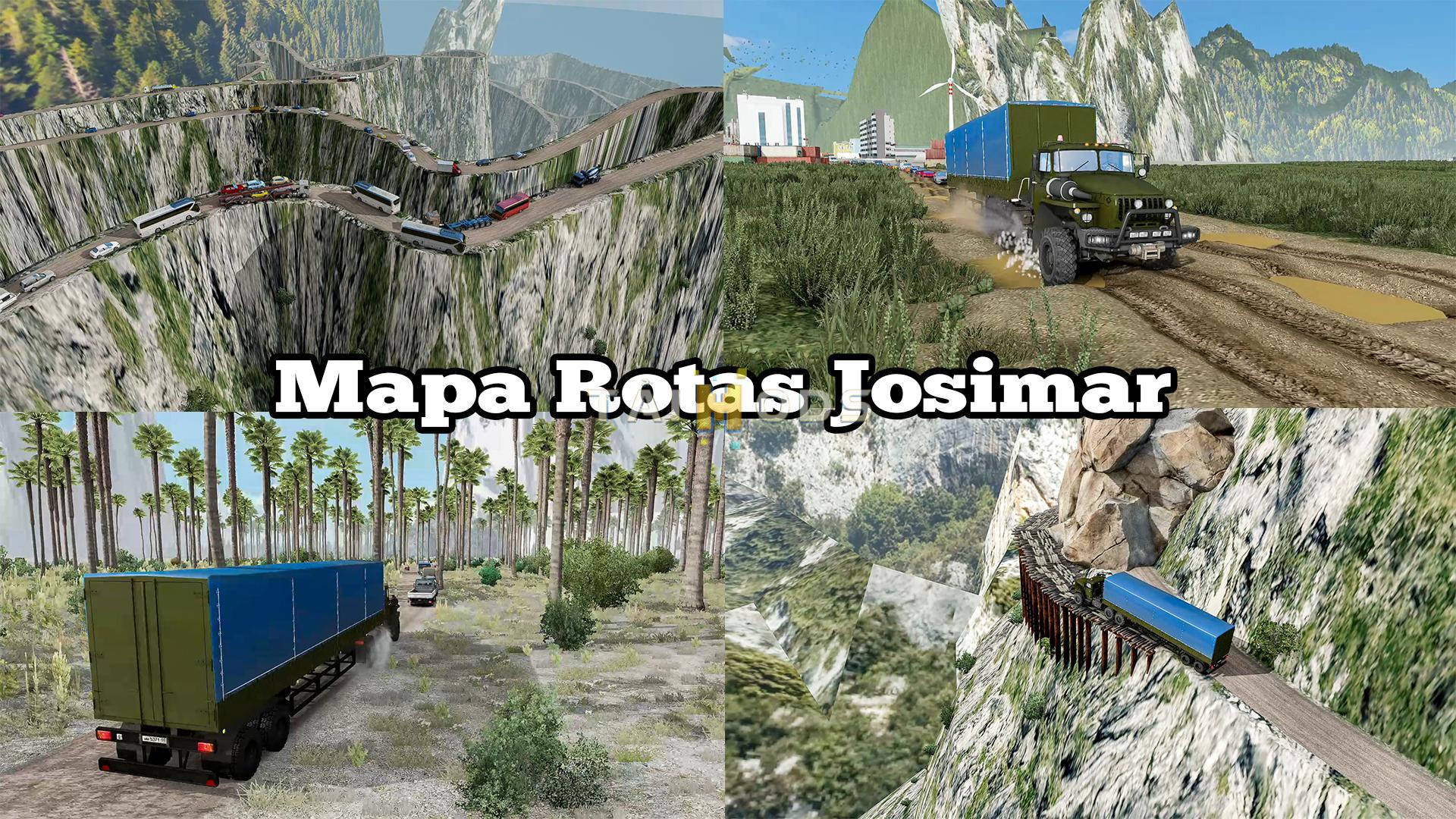 ETS2 - Dangerous Roads Map (Mapa Rotas Josimar) 1.40.x