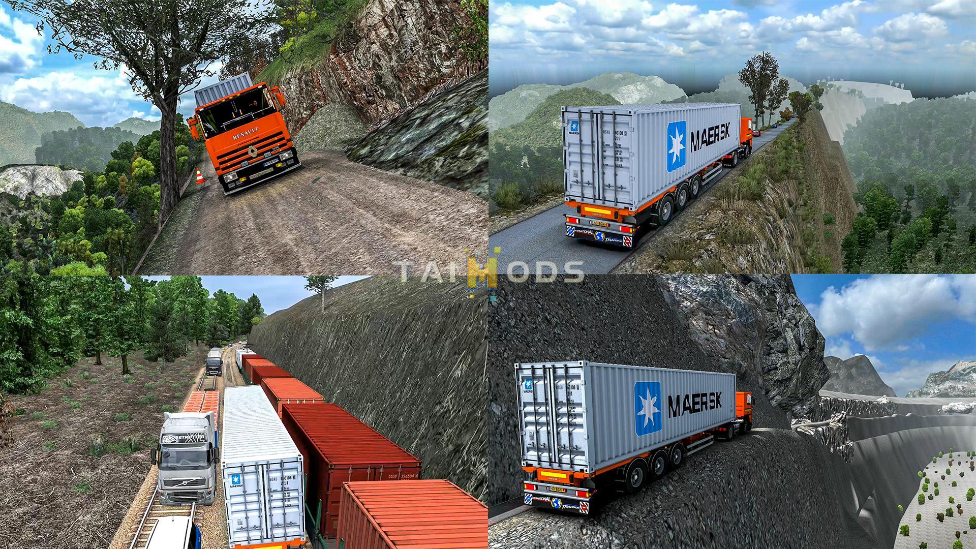 ETS2 - Locos Al Volante Extreme Route (1.40.x)