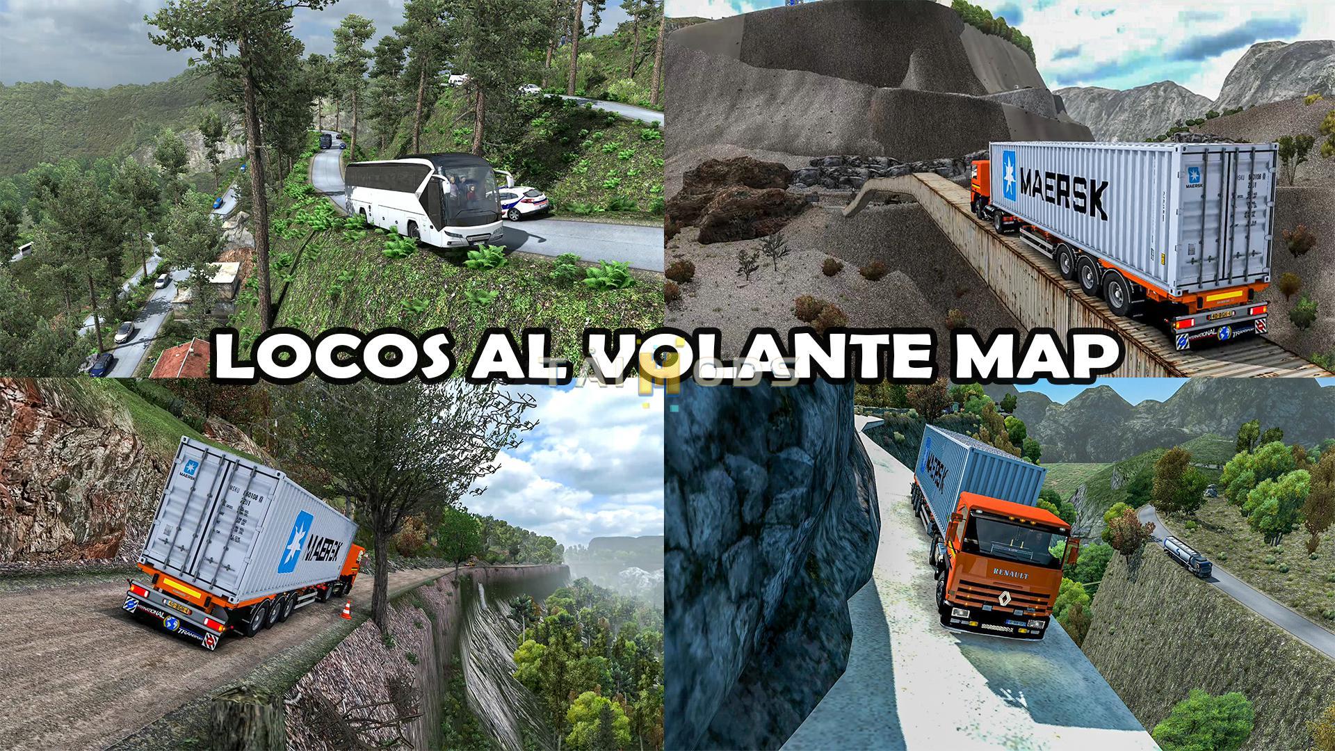 ETS2 - Locos Al Volante Extreme Route (1.40.x)