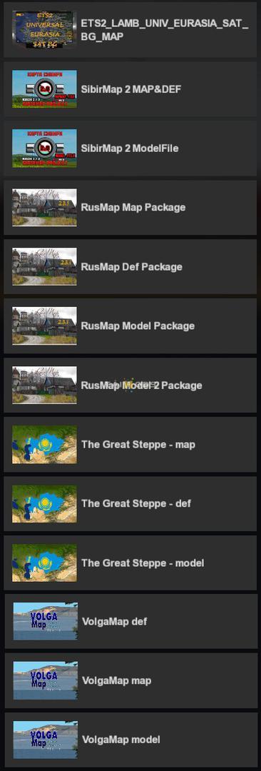 ETS2 - Sibir Map V2.1 (1.39.x)