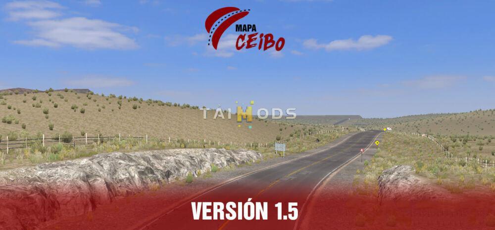 ETS2 - Argentina Map Mod Map Ceibo V1.5 (1.39.x)