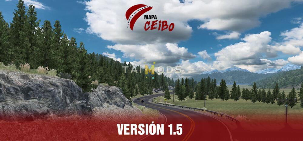 ETS2 - Argentina Map Mod Map Ceibo V1.5 (1.39.x)