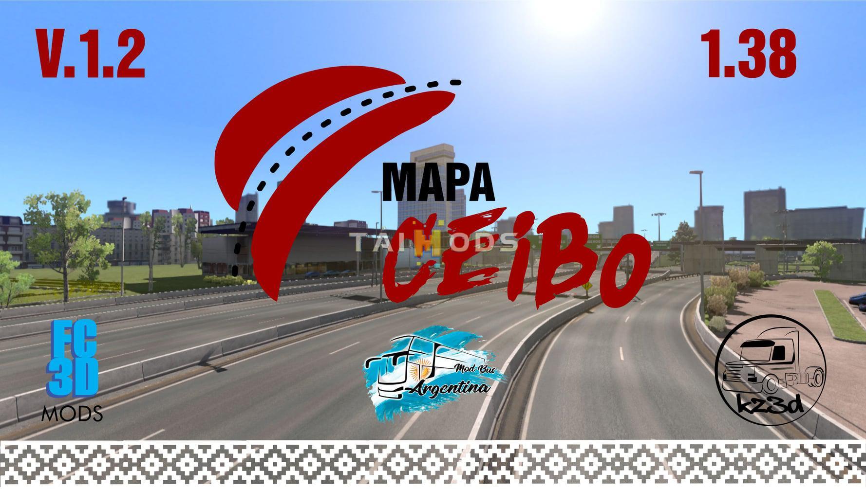 ETS2 - Argentina Map - Ceibo V1.2 (1.38.x)