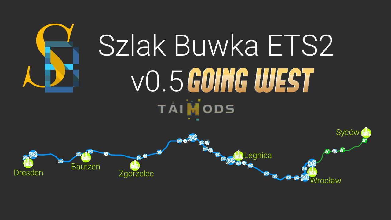 ETS2 - Szlak Buwka V0.5 for Fikcyjna Polska 1:5 (1.37.x)