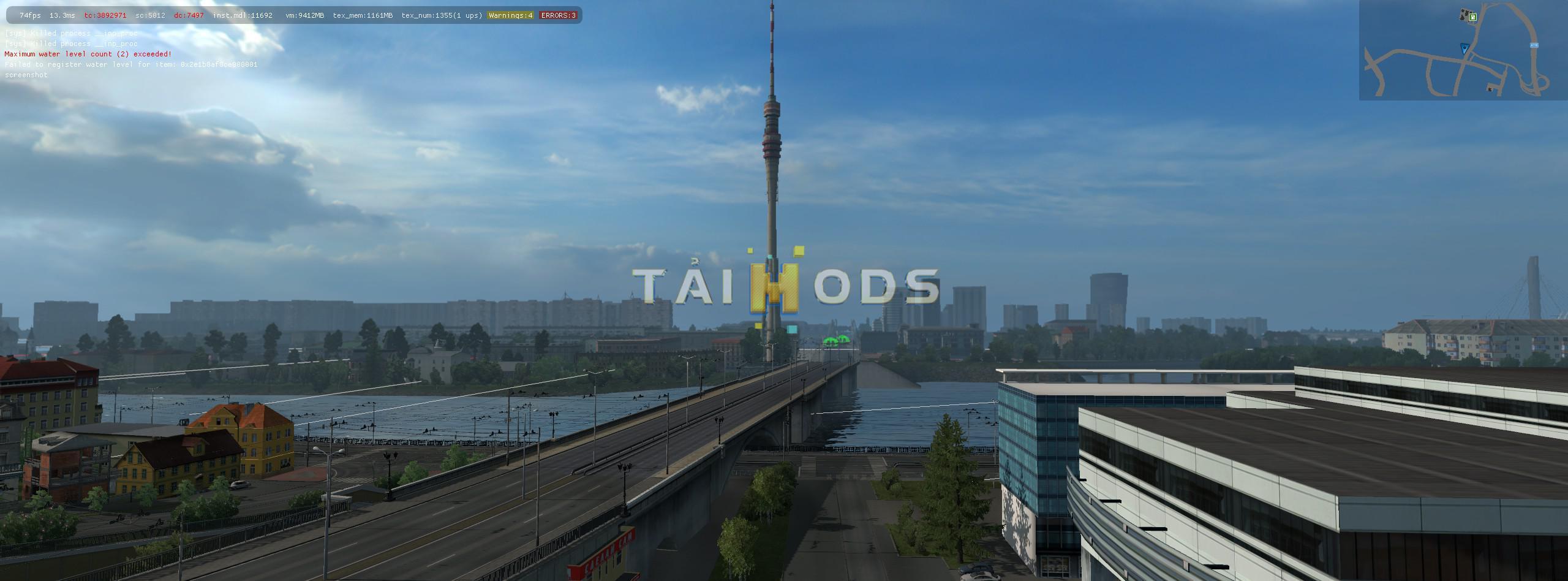 ETS2 - Addon Petersburg and Vyborg for RusMap V2.1.0 (1.37.x)