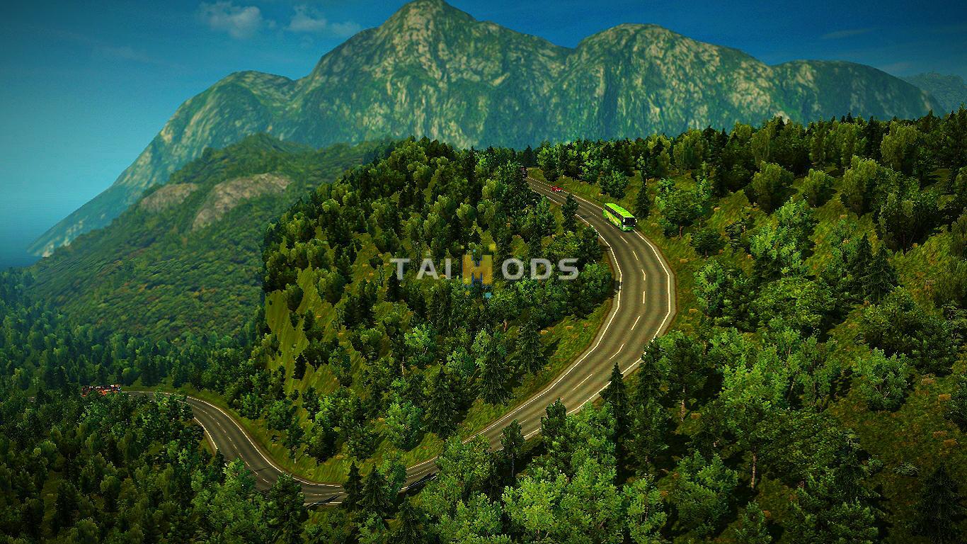 ETS2 - Green BD Map V2.4 (1.35.x)