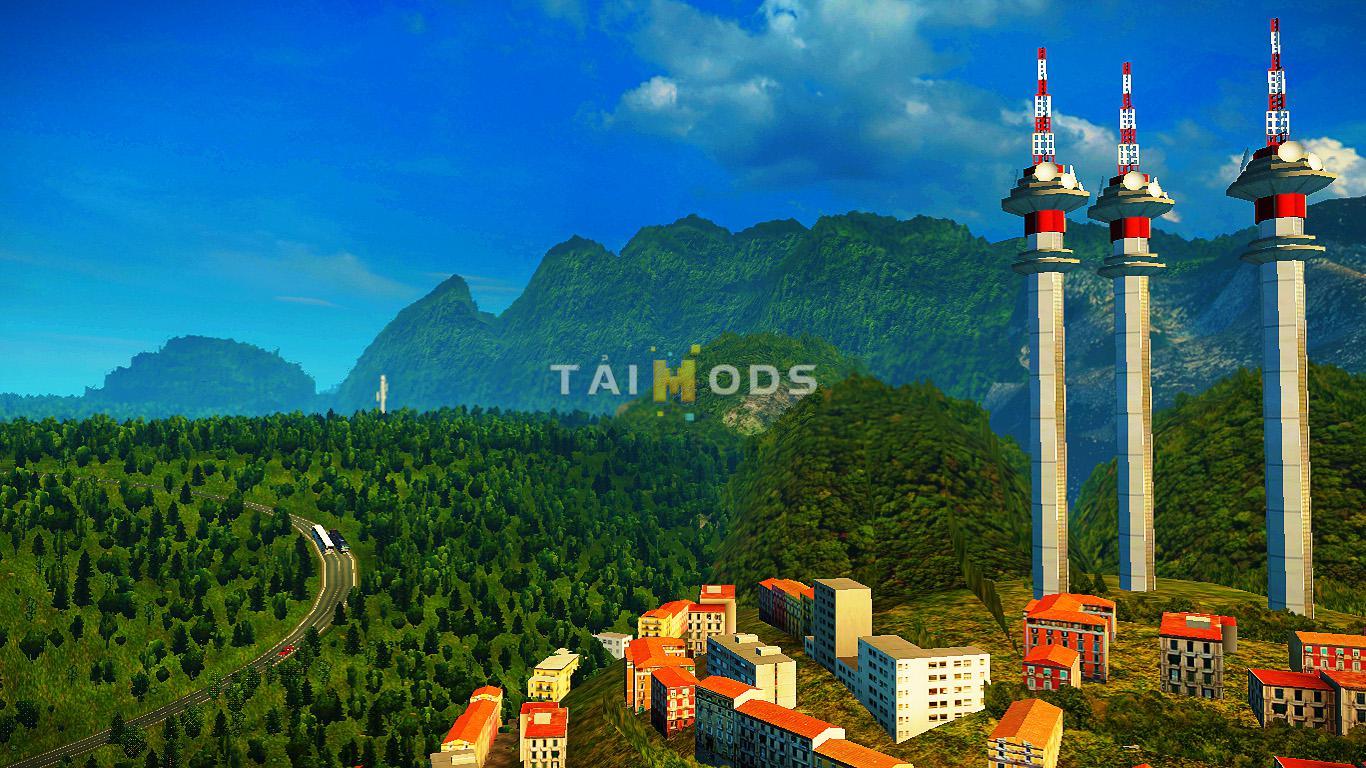 ETS2 - Green BD Map V2.4 (1.35.x)
