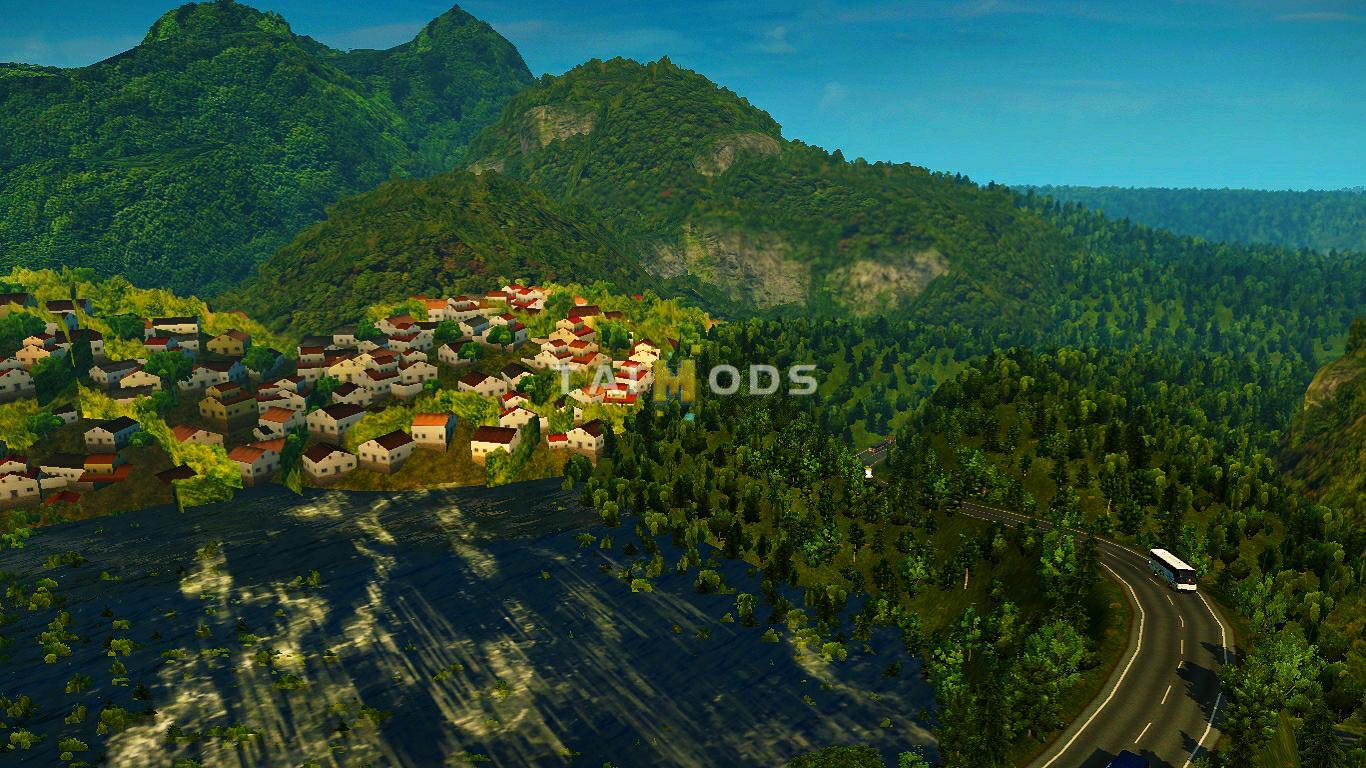 ETS2 - Green BD Map V2.4 (1.35.x)
