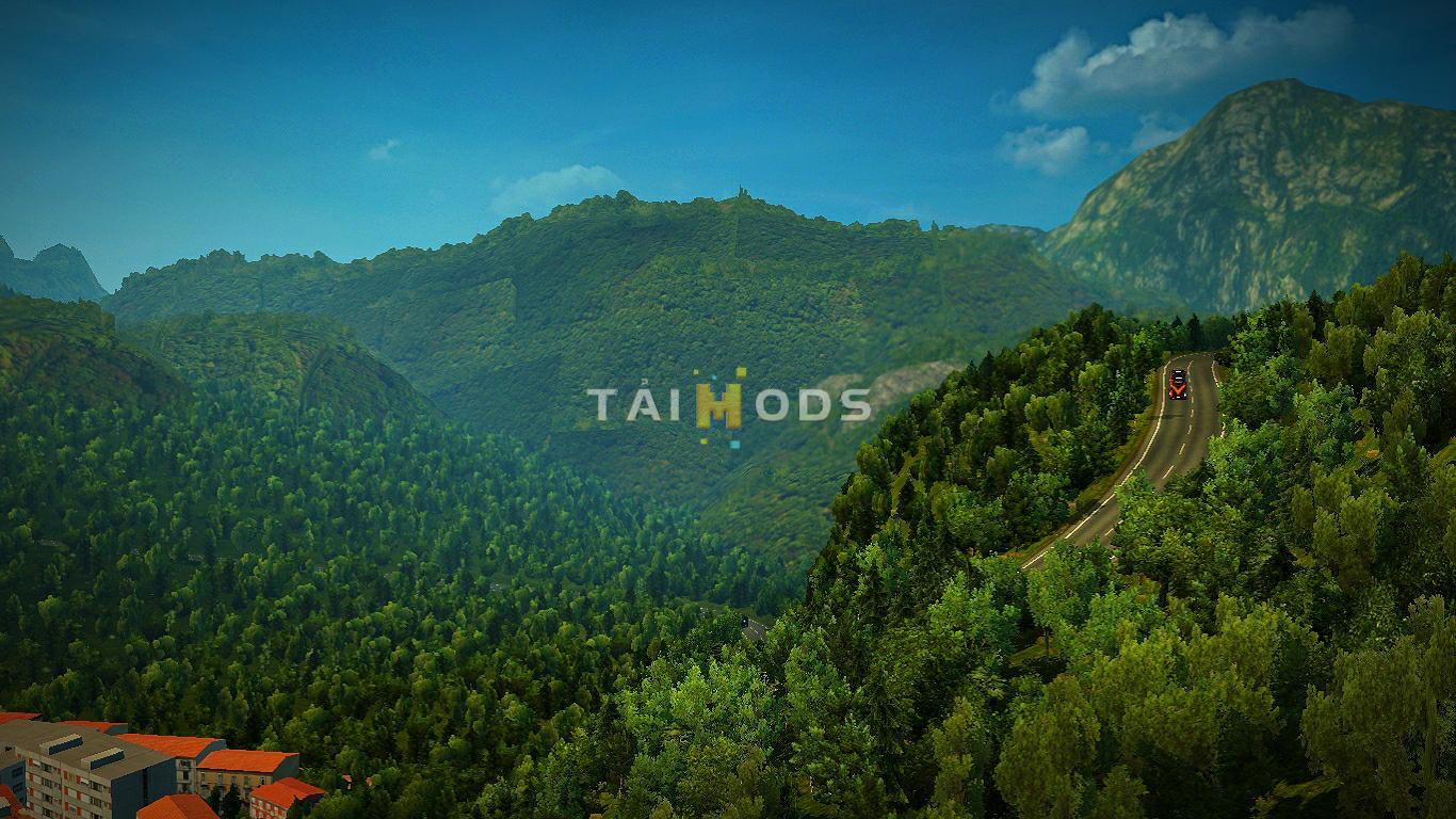 ETS2 - Green BD Map V2.4 (1.35.x)