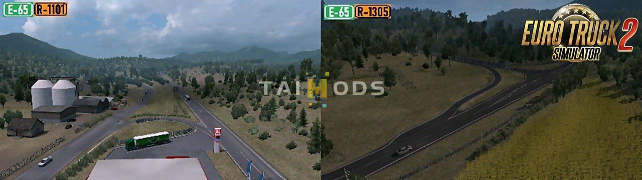 ETS2 - Macedonia Rework v1.1 for ProMods v2.41 + SR Fix (1.35.X)