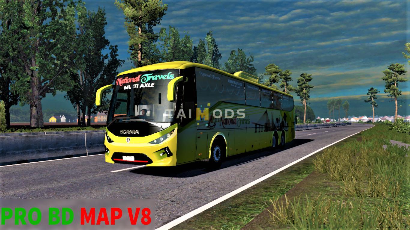 ETS2 - Pro BD Map v8 (1.35.X)