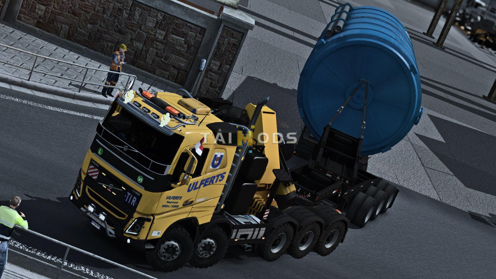ETS2 - Improved Pilot And Escort Vehicles (1.36.x)