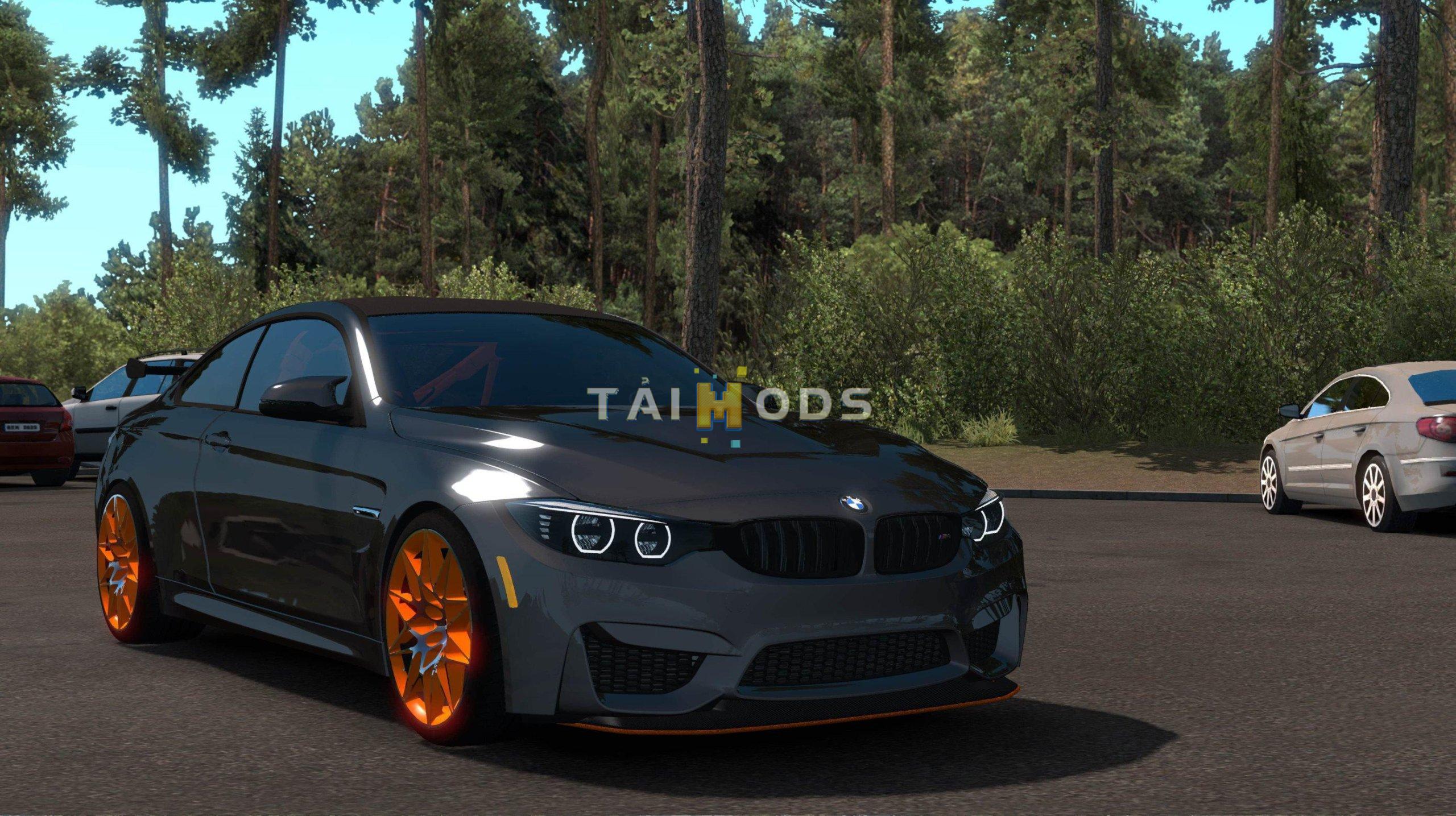 ETS2 - Bmw M4 Gts 2016 Rwd Car Mod V2.0 (1.35.X)