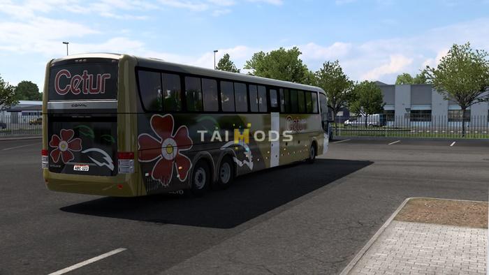 MOD ETS2 – Xe Khách ETS2 - Comil Campione Volvo 3.45 6x2 15 Metros V1.0 (1.53.x)