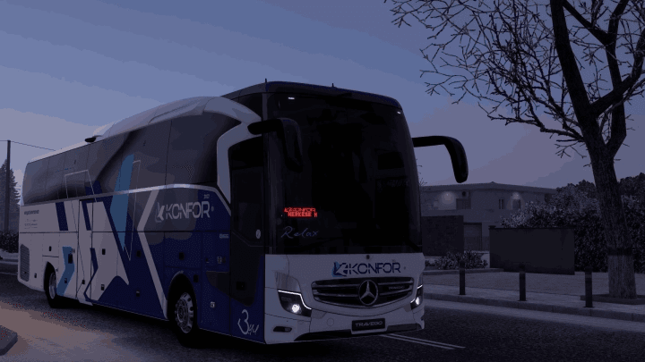 MOD ETS2 – Xe Khách ETS2 - Mercedes Benz Travego 16 SHD BE Konfor Turizm Skinpack V1.0 (1.53.x)