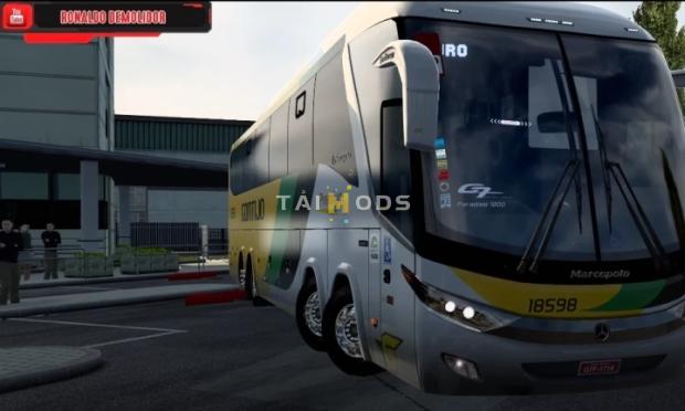MOD ETS2 – Xe Khách ETS2 - Marcopolo G7 8x2 e 8x4 Mercedes-Benz Classic (1.49.x)