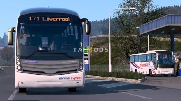 MOD ETS2 – Xe Khách ETS2 - Caetano Levante Volvo B11R Basic Version (1.49.x)