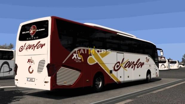 MOD ETS2 – Xe Khách ETS2 - Kaesbohrer Setra S516-HD Konfor Turizm Kurumsal Skin V2.0 (1.49.x)