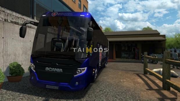MOD ETS2 – Xe Khách ETS2 - Scania Touring HD V1.2 Fixed (1.42.x)