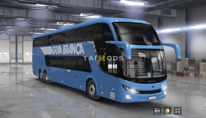 MOD ETS2 – Xe Khách ETS2 - Volvo Invictus DD 6x2 - 8x2 Bus Mod (1.40.x)