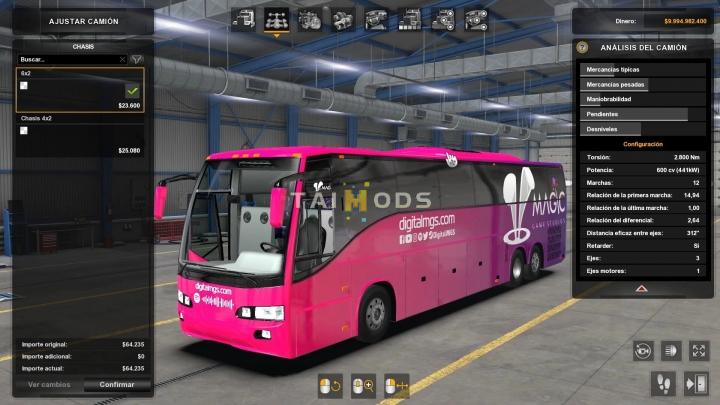 ETS2 - Volvo 7550 Classic Bus Mod (1.41.x)