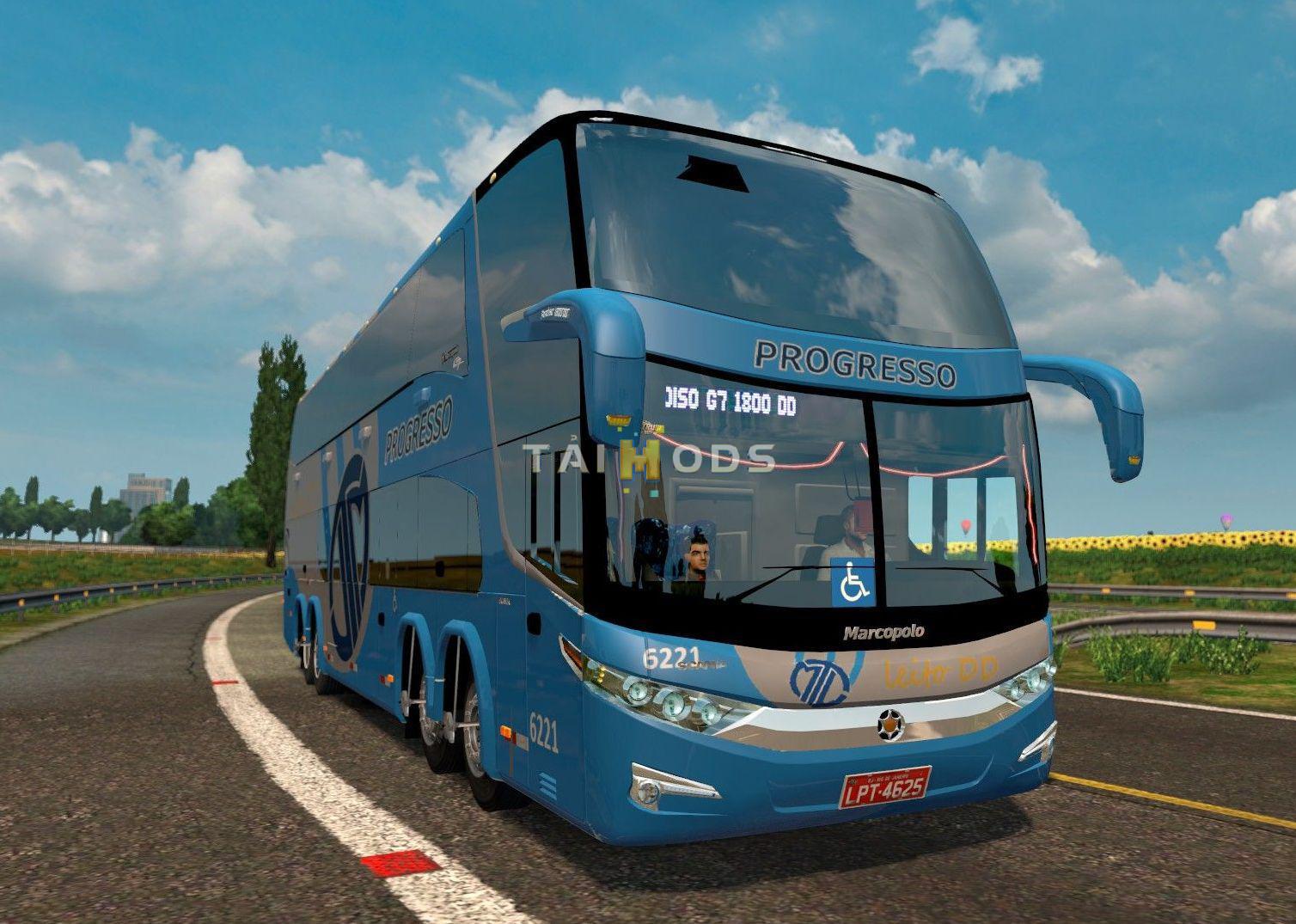 MOD ETS2 – Xe Khách ETS2 - Marcopolo G7 1800 DD Bus V1.1 (1.39.x)