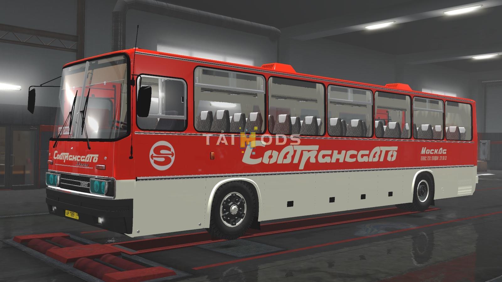 MOD ETS2 – Xe Khách ETS2 - Ikarus 250-59 + Passengers (1.39.x)