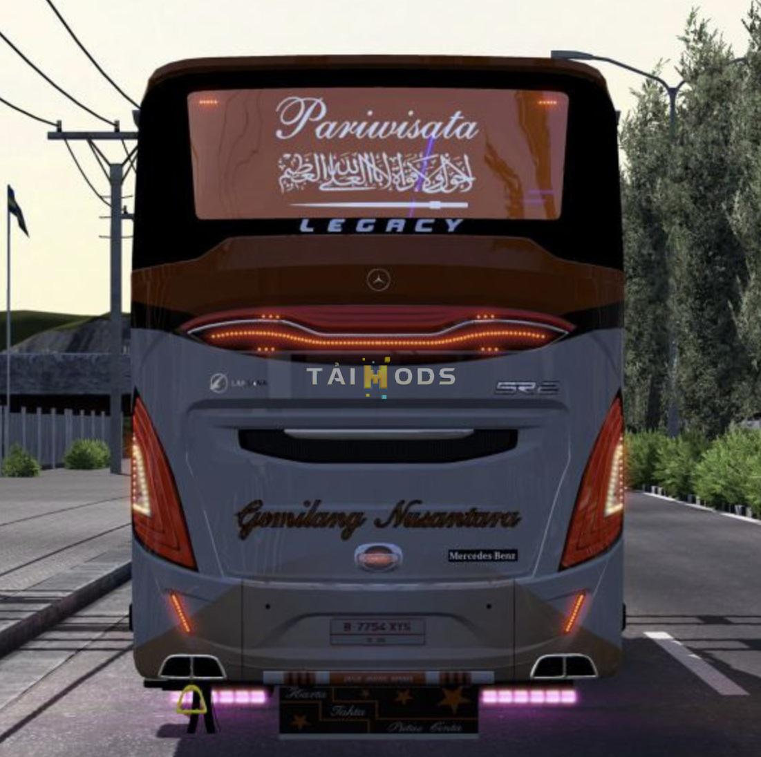 MOD ETS2 – Xe Khách ETS2 - All New Legacy Sky SR2 HD CIB Bus (1.39.x)