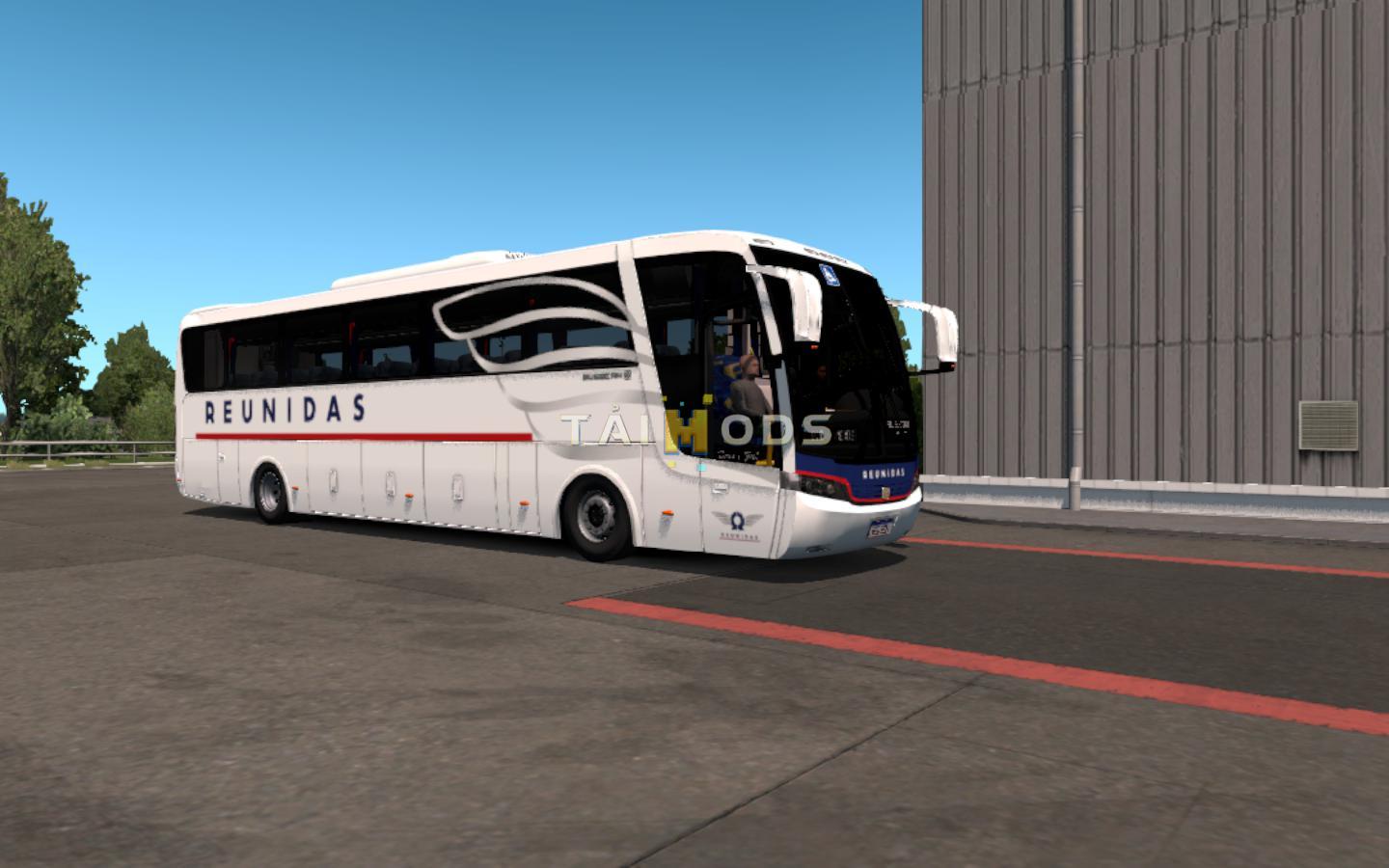 MOD ETS2 – Xe Khách ETS2 - Busscar VisstaBuss LO Scania K124 Bus V3 (1.38.x)