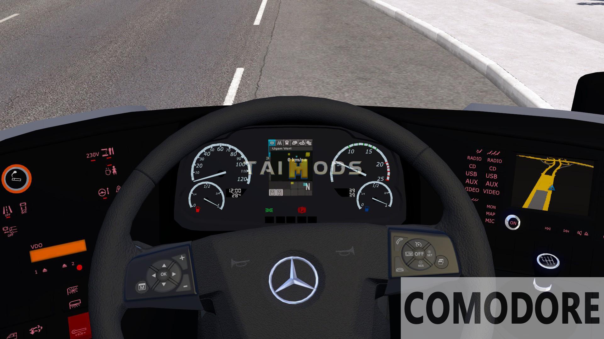 MOD ETS2 – Xe Khách ETS2 - Mercedes Travego 15-16 SHD 2020 Euro 6 (1.37.x)