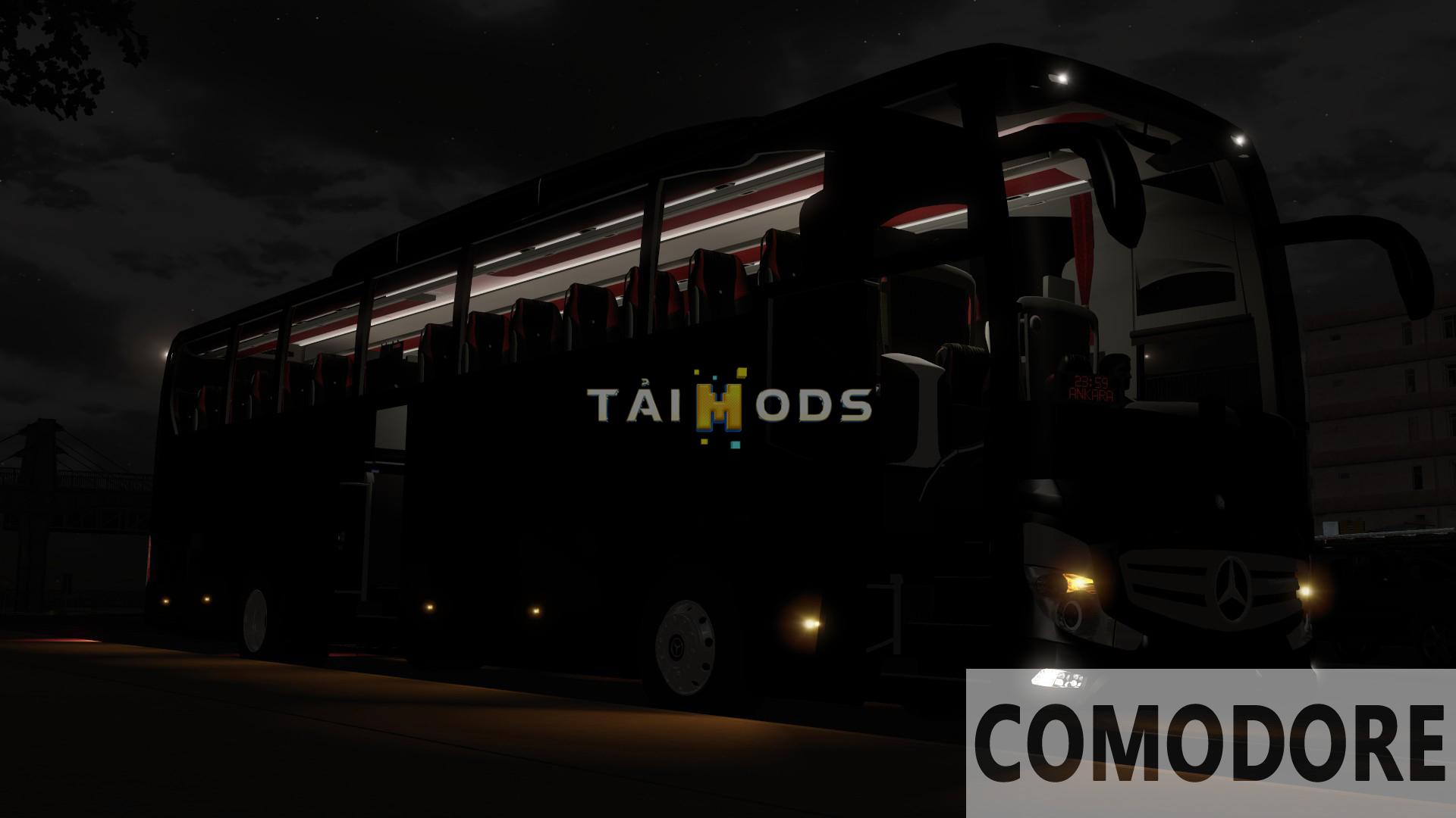 MOD ETS2 – Xe Khách ETS2 - Mercedes Travego 15-16 SHD 2020 Euro 6 (1.37.x)