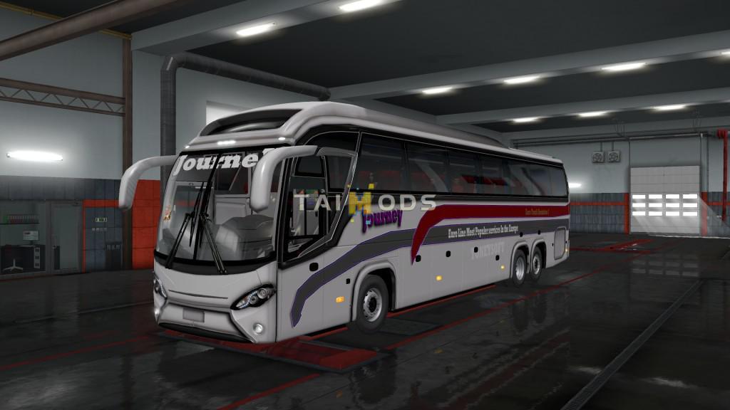 MOD ETS2 – Xe Khách ETS2 - Mascarello Roma 8 Official Skin Journey V2.0 (1.36.x)