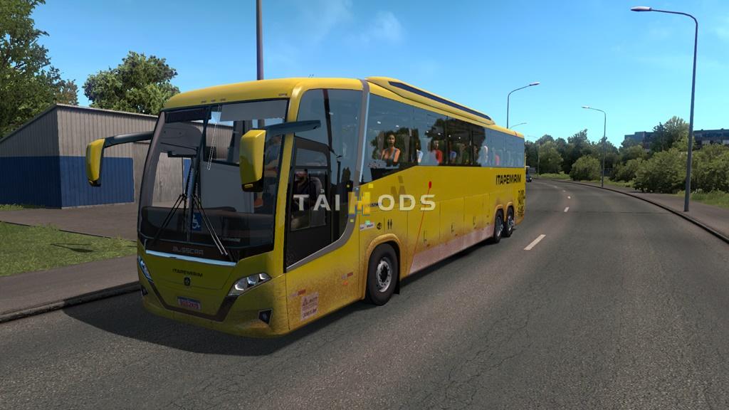 MOD ETS2 – Xe Khách ETS2 - Vissta Buss 360 - Scania K400 IB V2.0 (1.36.x)