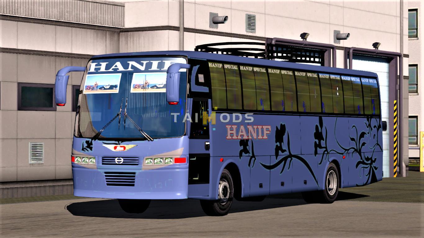 MOD ETS2 – Xe Khách ETS2 - Hino AK1J Mega Mod with 12 Front & 17 Back (1.36.x)
