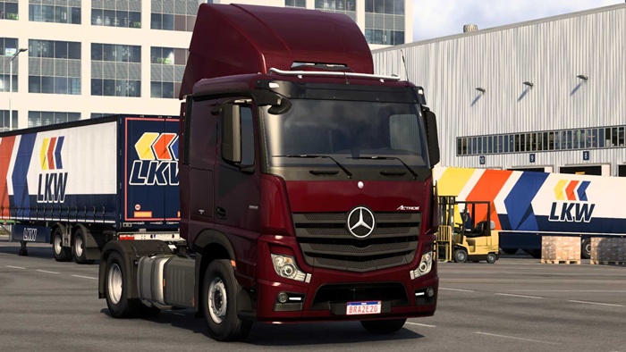 ETS2 - Mercedes Benz Actros Euro 6 Truck V1.0 (1.55.x)