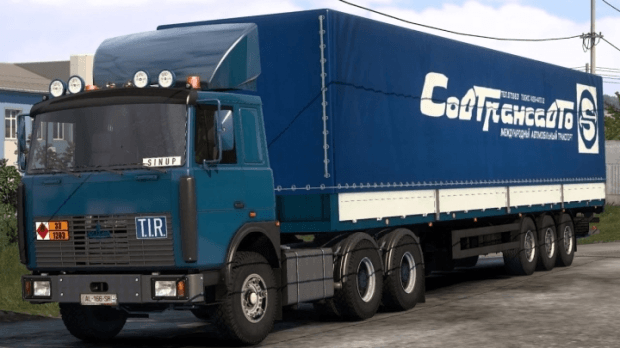 ETS2 - MAZ-6422 (1981) + Trailers (1.50.x)