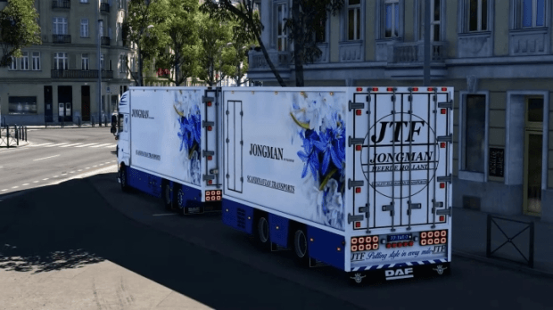 ETS2 - DAF XF116 510 Flower Shuttle V2.1 (1.50.x) ETS2 - DAF XF116 510 Flower Shuttle V2.1 (1.50.x)