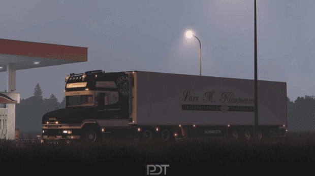 ETS2 - Scania T580 + Trailer Klemmensen V2.0 (1.49.x) ETS2 - Scania T580 + Trailer Klemmensen V2.0 (1.49.x)