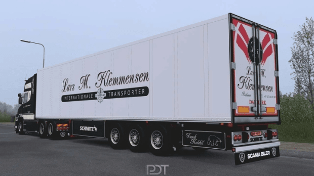 ETS2 - Scania T580 + Trailer Klemmensen V2.0 (1.49.x) ETS2 - Scania T580 + Trailer Klemmensen V2.0 (1.49.x)
