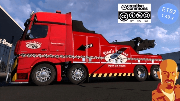 ETS2 - Mercedes-Benz Actros MPIV Cranetruck (1.49.x)