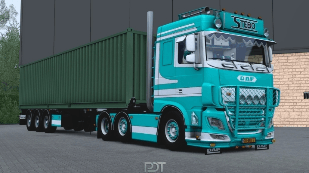 ETS2 - Daf XF Stebo and Trailer (1.47.x) ETS2 - Daf XF Stebo and Trailer (1.47.x)