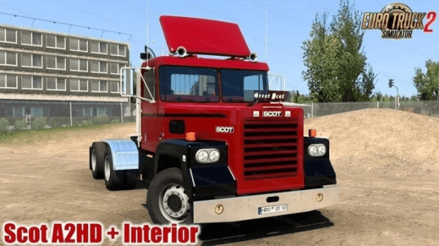 ETS2 - Scot A2HD + Interior V2.1 (1.46.x)