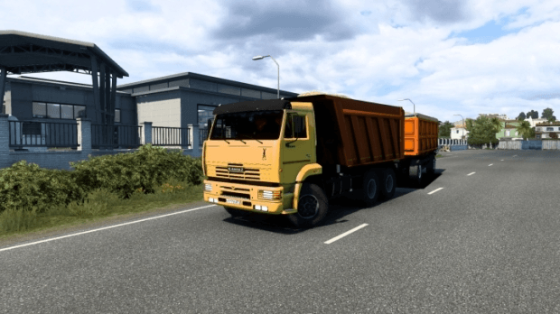 ETS2 - Kamaz 6520 with Trailer Szap 83571 (1.45.x) ETS2 - Kamaz 6520 with Trailer Szap 83571 (1.45.x)
