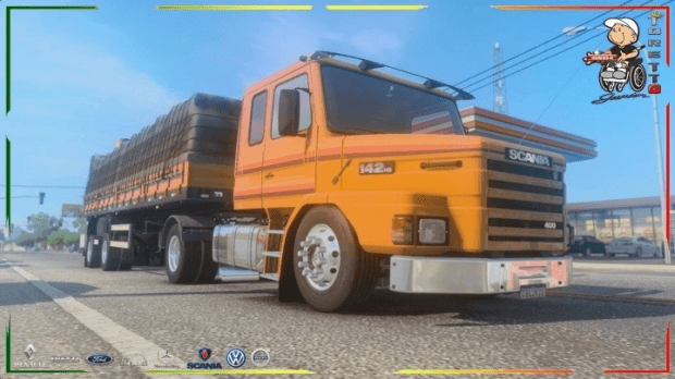 ETS2 - Scania 142HS Truck (1.45.x)