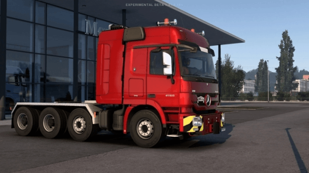 ETS2 - Mercedes-Benz Actros MP3 V1.2.4 (1.45.x)