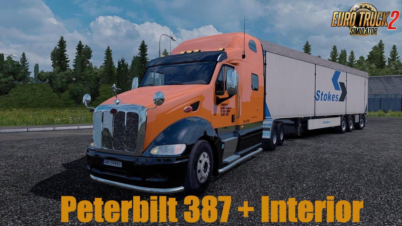 ETS2 - Peterbilt 387 + Interior V1.3 (1.39.x) (1.39.x)