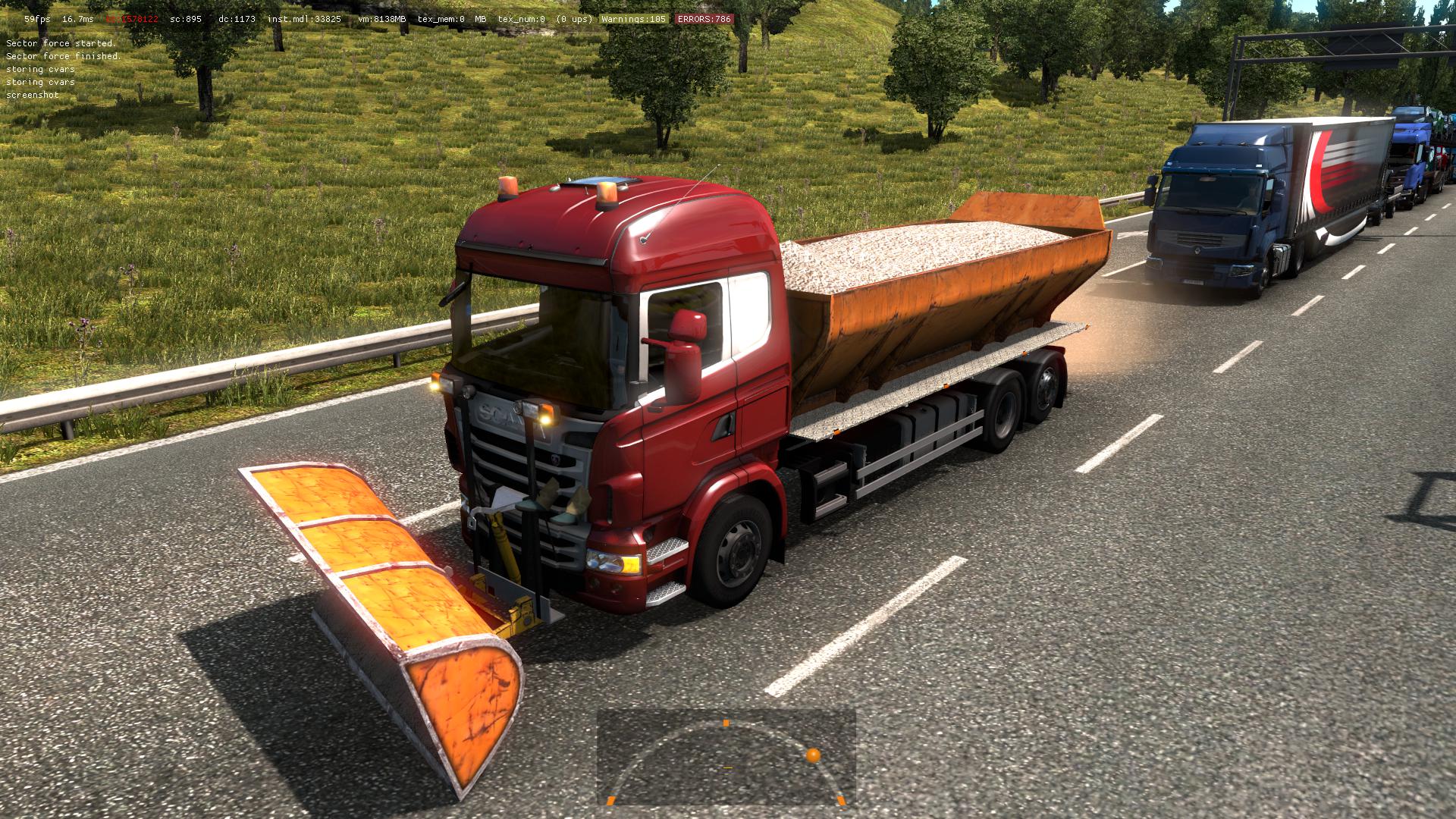 ETS2 - Scania Based Snowblowers in Traffic Mod (1.38.x) (1.38.x) ETS2 - Scania Based Snowblowers in Traffic Mod (1.38.x) (1.38.x)